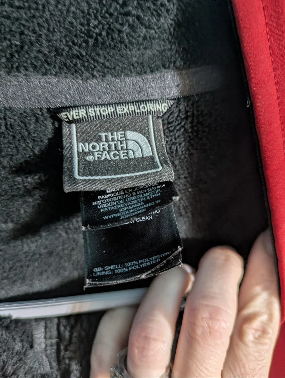 The North Face Jacket Mens Medium Apex Chromium Thermal Softshell‎ Coat Red TNF